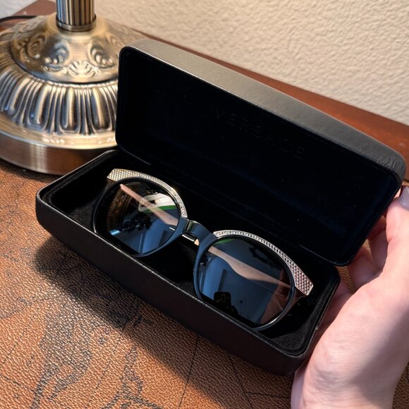 Versace Black Sunglasses main image 4